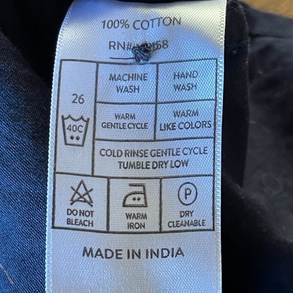 Boy's Nomad Vacation Shirt Button Down Casual Tour Navy Brown 10/12 - Picture 6 of 7